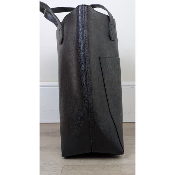 Steve Madden Large Shoulder Tote Bag Black Floral Carryall Weekender Travel NEW - Picture 8 of 12